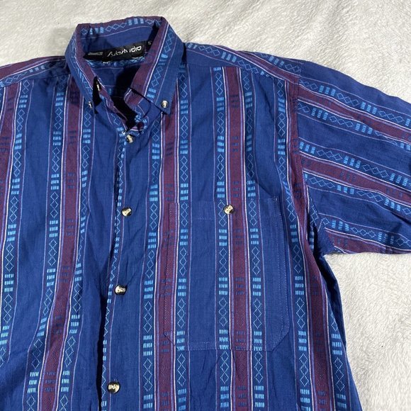 Substudio Long Sleeve Casual Shirt Vintage Design Buttons Small 100%‎ Cotton - Picture 4 of 8